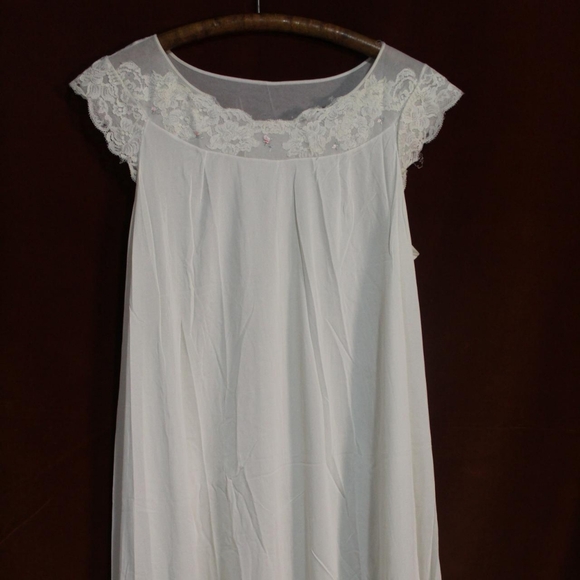 VINTAGE ROSES AND LACE SLIP BABYDOLLCORE DRESS - Picture 7 of 13